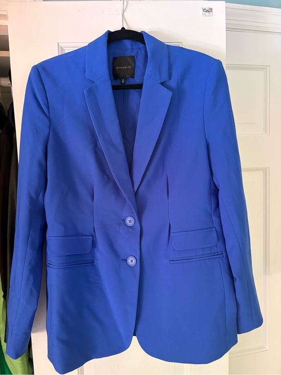 Dynamite Jackets & Blazers - Dynamite Bright Royal Blue Tailored Blazer